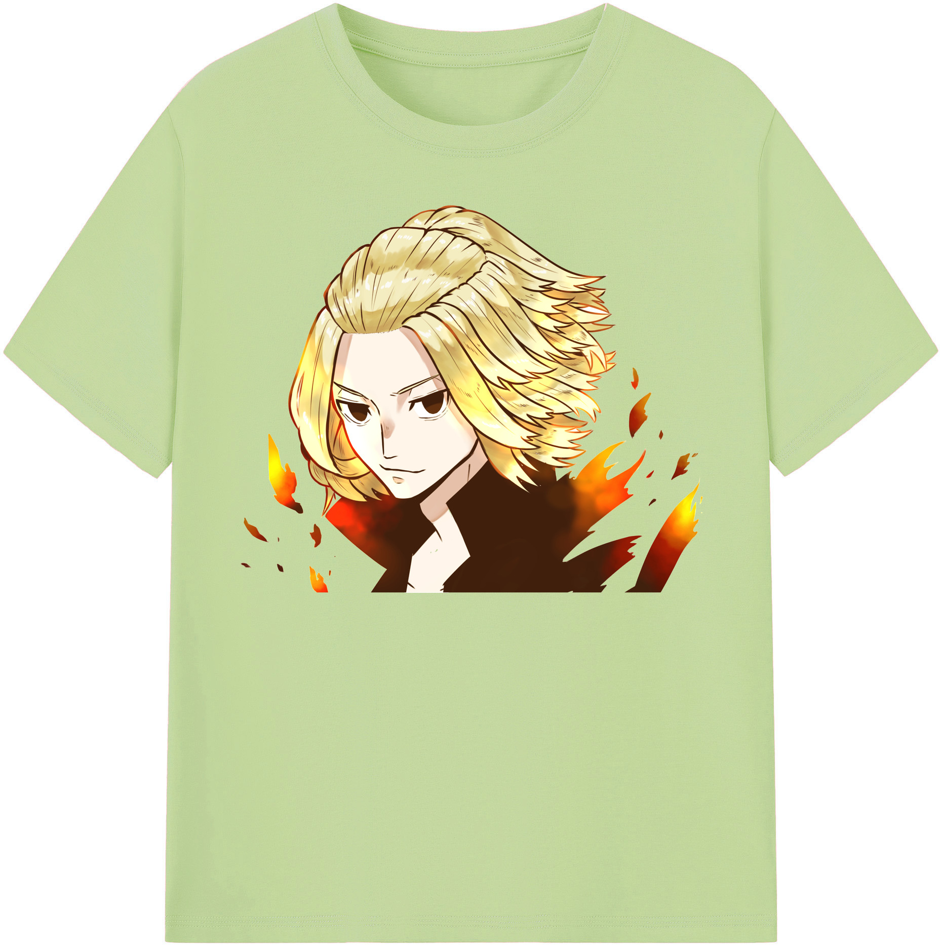 （画像用） 東京リベンジャーズ Tokyo Revengers 綿100％半袖Tシャツ（フロントプリント）